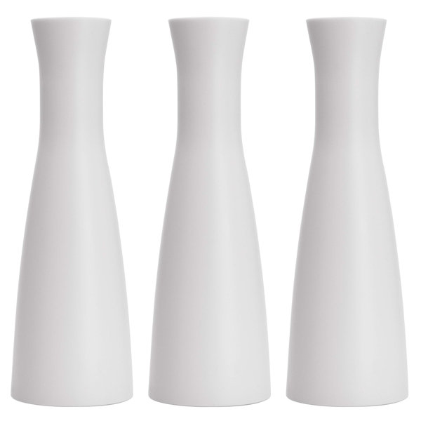 Ivy Bronx Tall Conic Composite Plastics Flower Vase, Small Bud